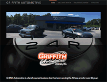 Tablet Screenshot of griffithautomotive.com